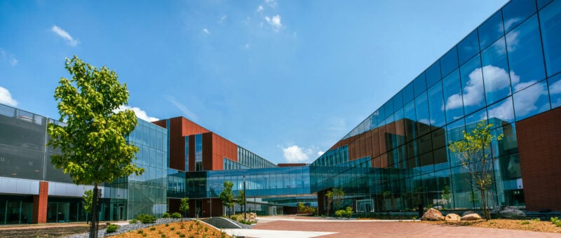 Scene from DMU’s campus in West Des Moines, Iowa.