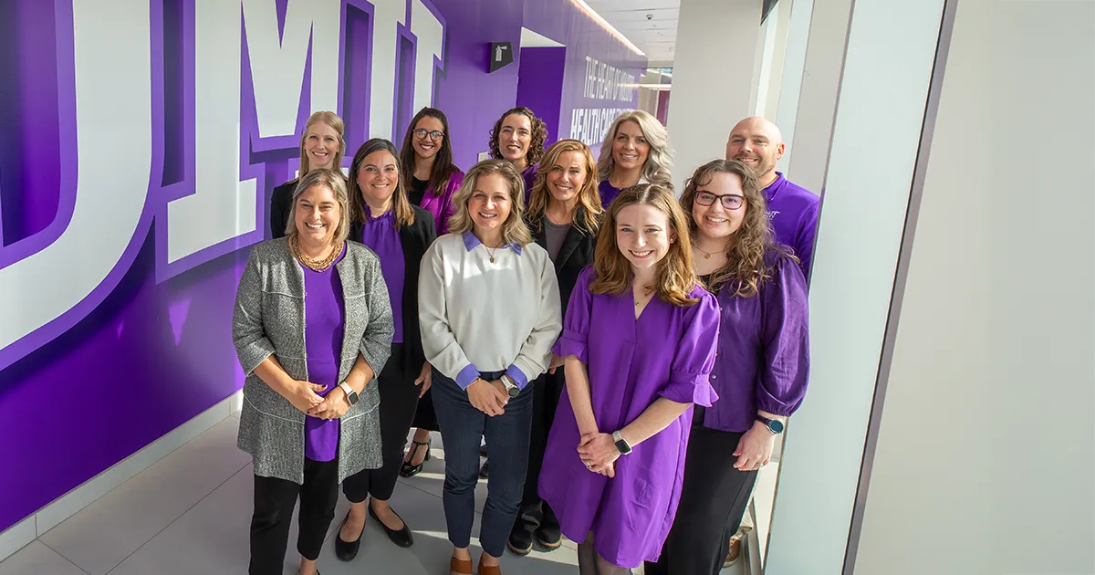 OTD faculty pose for a group photo.