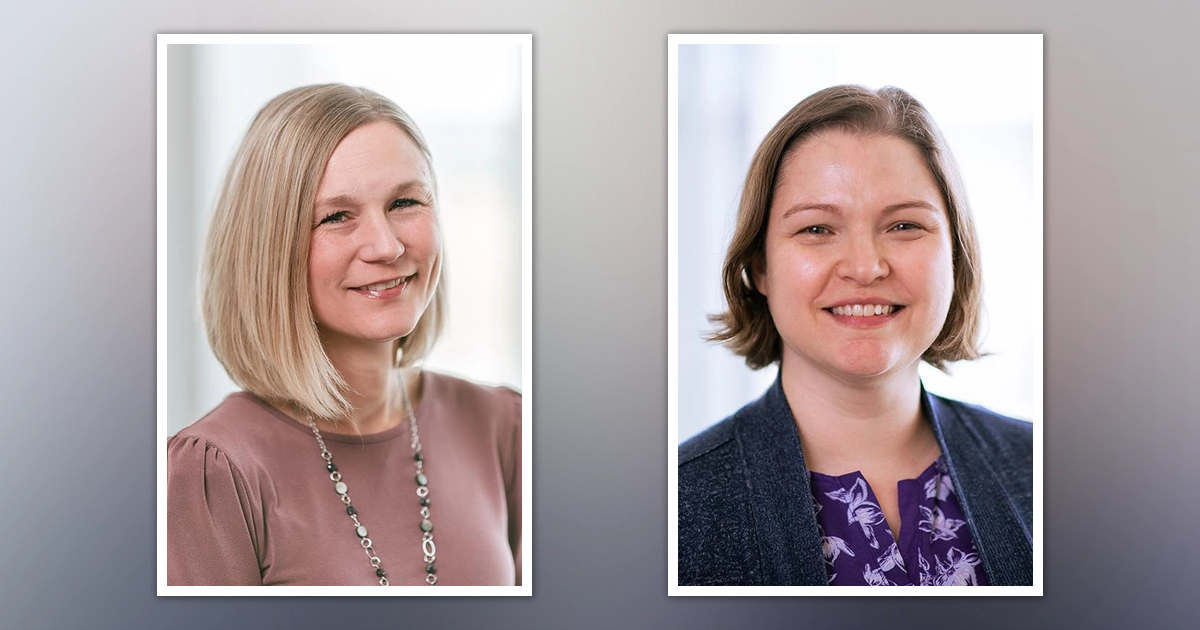 Heather Garvin and Caroline VanSickle