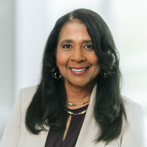 Professional headshot of Des Moines University President and CEO Angela L. Walker Franklin